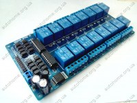16-канальный модуль реле 12V для Arduino