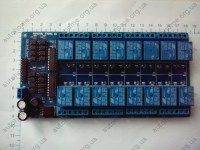 16-канальный модуль реле 12V для Arduino